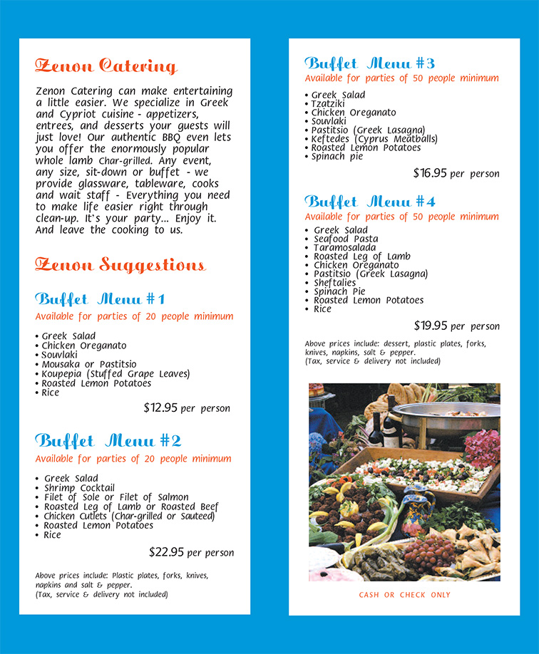 Zenon Menu
