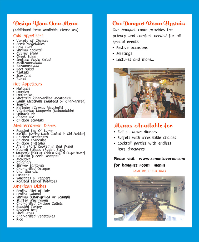 Zenon Menu